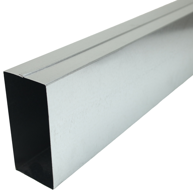 Verzinkter eingegossener Kanal 220x80 mm nach Länge 1500 mm