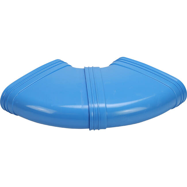 Wavin Ventiza Bogen 90 Grad PVC oval 235x80 mm horizontal M/M