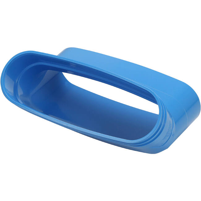 Wavin Ventiza Bogen 45 Grad PVC oval 235x80 mm vertikal M/S