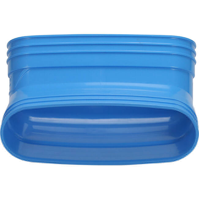 Wavin Ventiza Bogen 45 Grad PVC oval 235x80 mm vertikal M/M