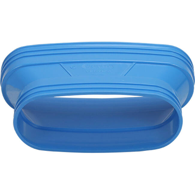 Wavin Ventiza Verlauf PVC oval 235x80 mm auf 195x80 mm M/M