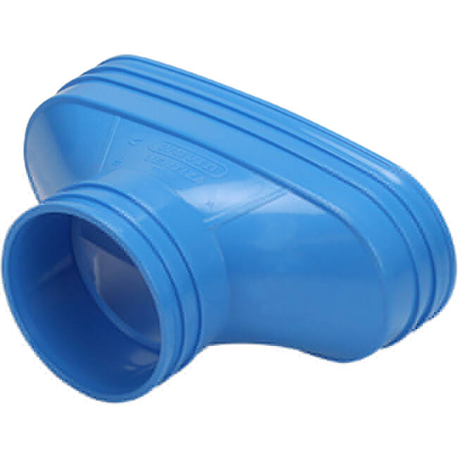Wavin Ventiza Verlauf PVC oval 195x80 mm auf 80 mm M/M