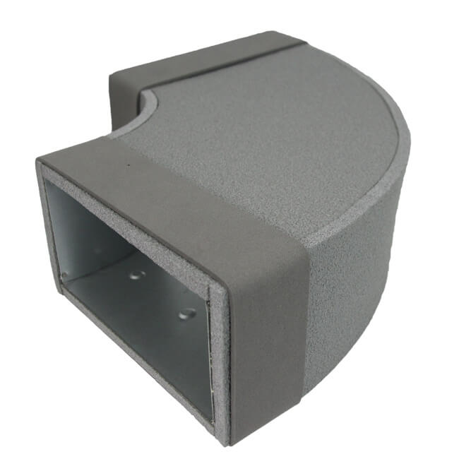 Thermoduct Bogen für Flachkanal 90º 220x80 mm Horizontal