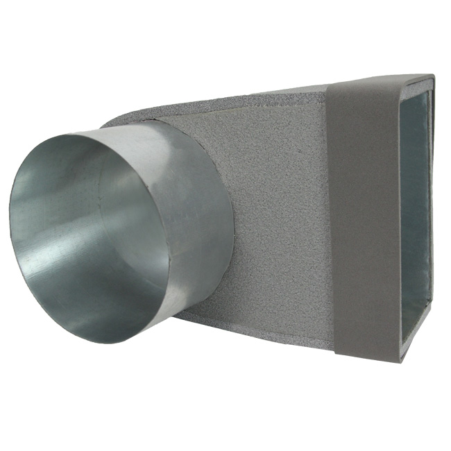Thermoduct Rohranschluss 220x80 mm nach Ø 160 mm