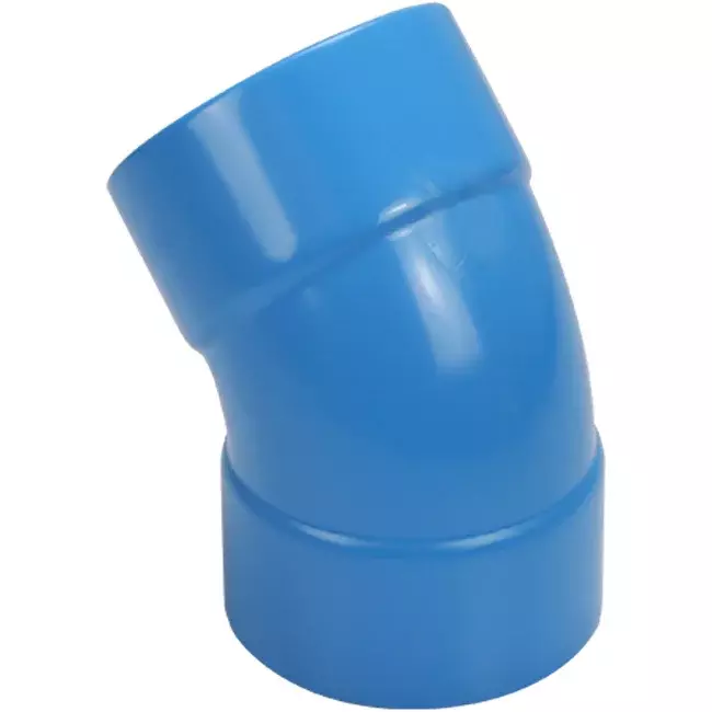 Wavin Ventiza 45 Grader Bogen PVC rund mit Durchmesser 125 mm M/M