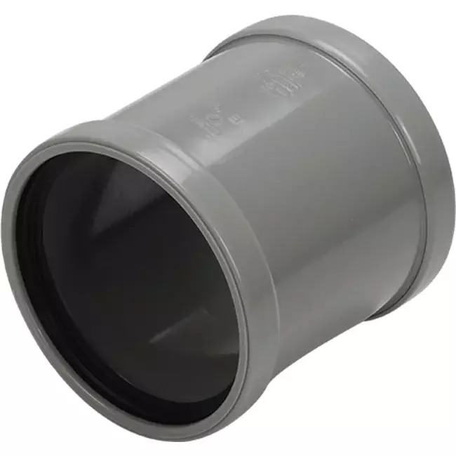 Wavin Ventiza M-Steckmuffe PVC rund 125 mm SN4
