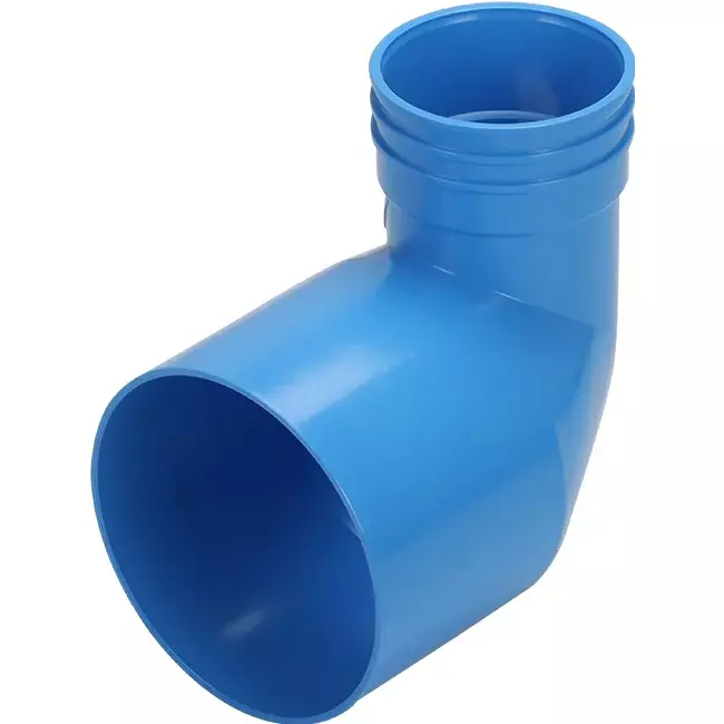Wavin Ventiza Endstück 90 Grad PVC rund 125x80x100 mm M/M