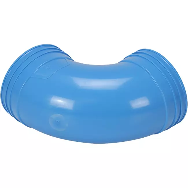 Wavin Ventiza 90 Grad Bogen PVC rund 125 mm M/M