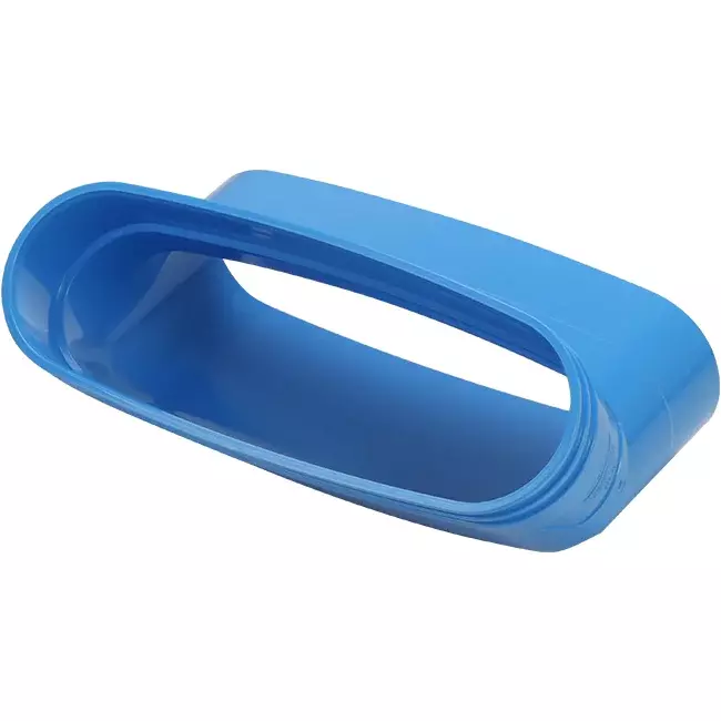Wavin Ventiza Bogen 45 Grad PVC oval 195x80 mm vertikal M/S
