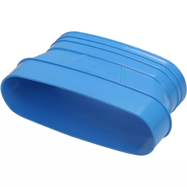 Wavin Ventiza Verlauf PVC oval 235x80 mm auf 195x80 mm M/S