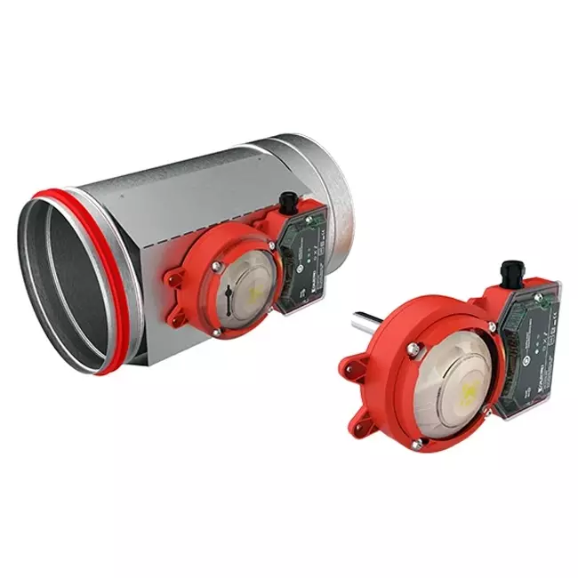 Rauchmelder 24V für runde Brandschutzklappe 125 mm - E-FDC A SSA D125 24