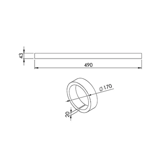 Europlast G4-Filter für SPK2 - F490x43 G4 (2 Stück)