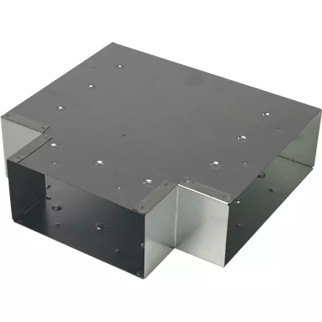 T-Stück (gewinkelt) 90 Grad 170x80 mm - 170x80 mm für Abgasrohr