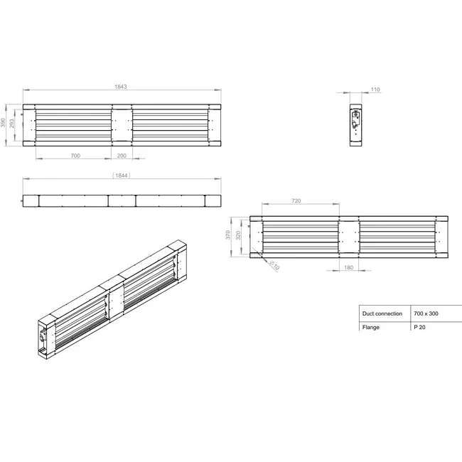 Motor-Absperrklappe mit 3-Punkt-Steuerung für ETA K / PHE 2800 F – MAK F E 03/04 3P
