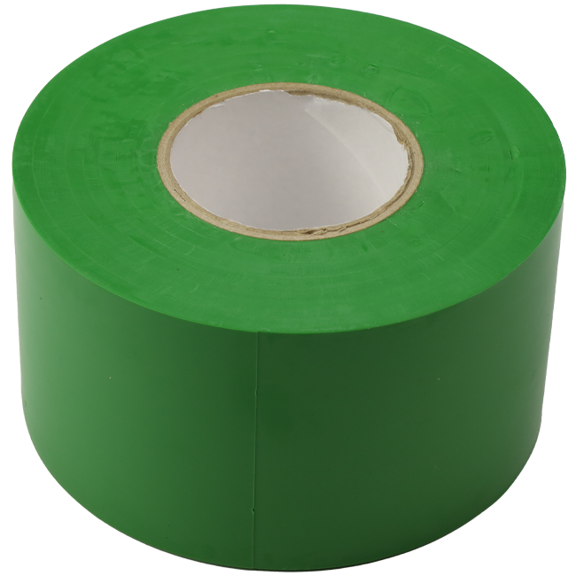 PVC-Band grün 50 mm breit - Rolle 33 m
