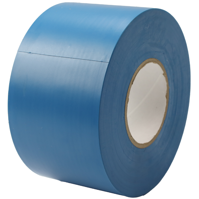 PVC-Band blau 50 mm breit - Rolle 33 m