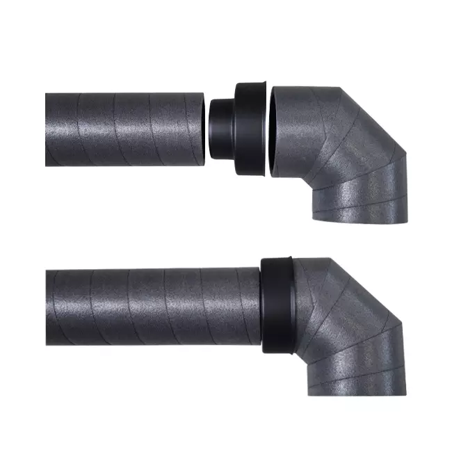 Ubbink Aerfoam 90-Grad-Biegung 160 mm