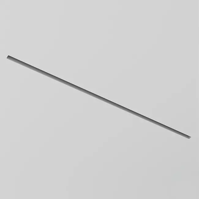 Ergovent verputzbarer rahmenloser Schlitzdurchlass 1000 mm mit Anschlussdurchmesser 90 mm - Standard
