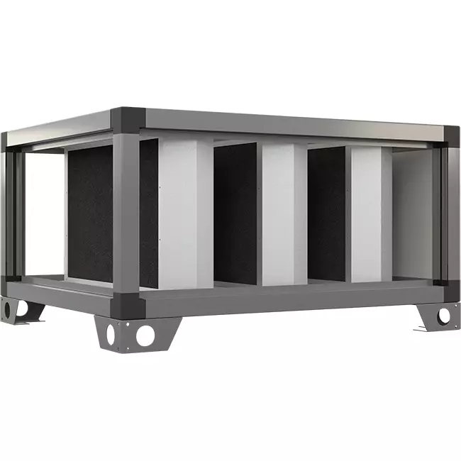 Maxivent Schalldämpfer 1000 mm für M4555 horizontales Niedrigprofil - SL2