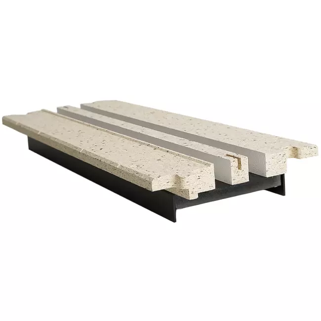 Ergovent-Zwischenstück für modulares Einsteckraster 500 mm - 2 Schlitze