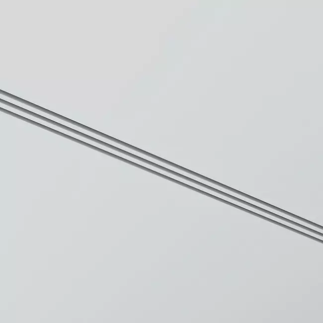 Ergovent rahmenloses Raster 1000 mm mit Anschlussdurchmesser 150 mm - Klimatisierung - 3 Schlitze