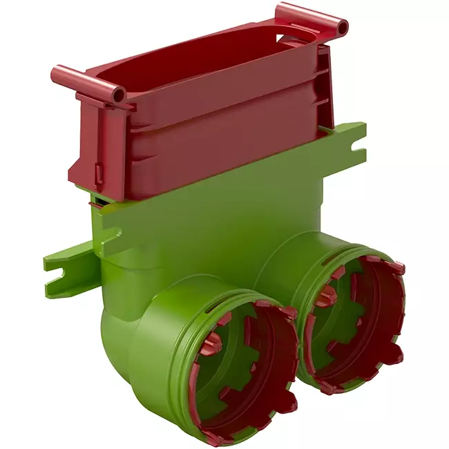 Ubbink Air Excellent 2x 34C - 45SC biegen 90° Reduzierstück