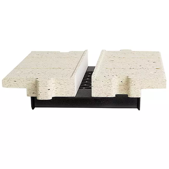 Ergovent Zwischenstück für modulare Steckschlitzauslässe 200 mm - 1 Schlitz
