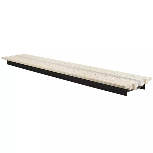 Ergovent Zwischenstück für modulare Steckschlitzauslässe 1050 mm - 1 Schlitz