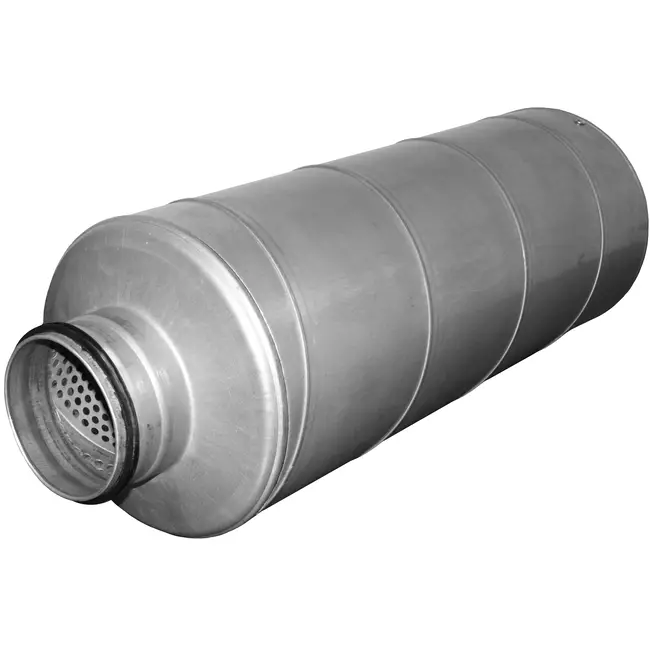 Spiro-SAFE Premium-Schalldämpfer Durchmesser 125 mm - Länge 900 mm (100 mm Isolierung)