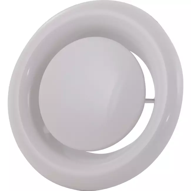 Entlüftungsventil 125 mm Metall - E-DVS125 RAL9016
