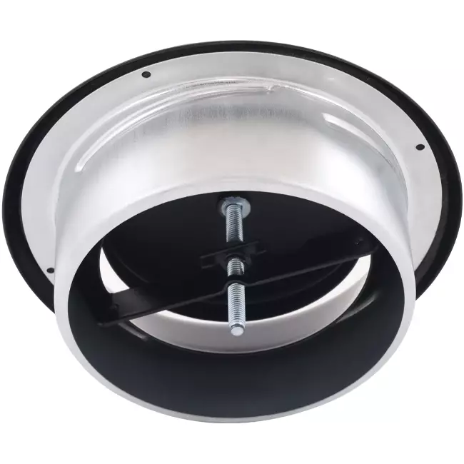 Entlüftungsventil 160 mm Metall - E-DVS160 RAL9005 30% glänzend