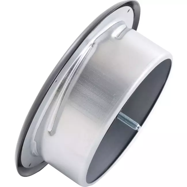 Entlüftungsventil 160 mm Metall - E-DVS160 RAL9005 30% glänzend