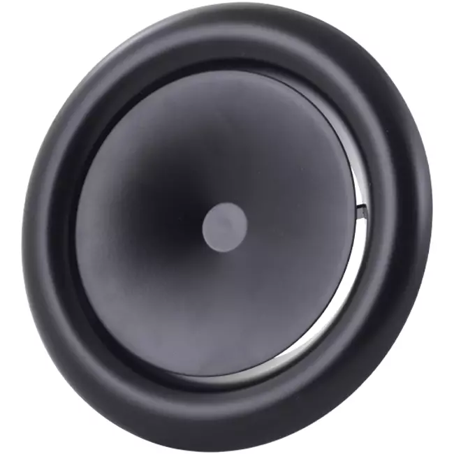 Belüftungsventil 160 mm Metall - S-DVS160 RAL9005 30% glänzend