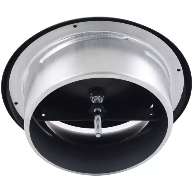 Belüftungsventil 160 mm Metall - S-DVS160 RAL9005 30% glänzend