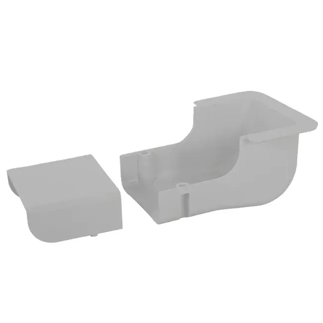 ClimaConnect Wandkappe für Montageschacht 100 mm - RAL 9010