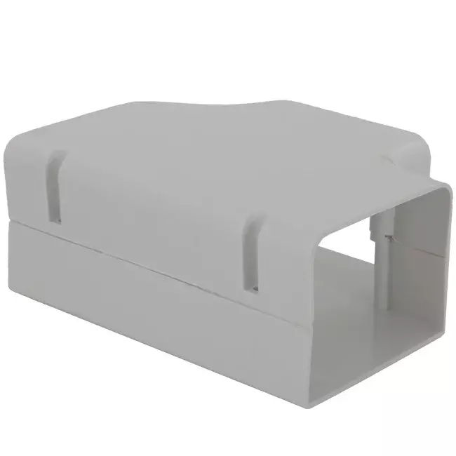 ClimaConnect T-Stück für Montageschacht 100 mm - RAL 9010