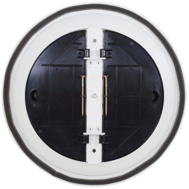 Deckendiffusor rund mit festem Muster Ø 150 mm - RAL9010