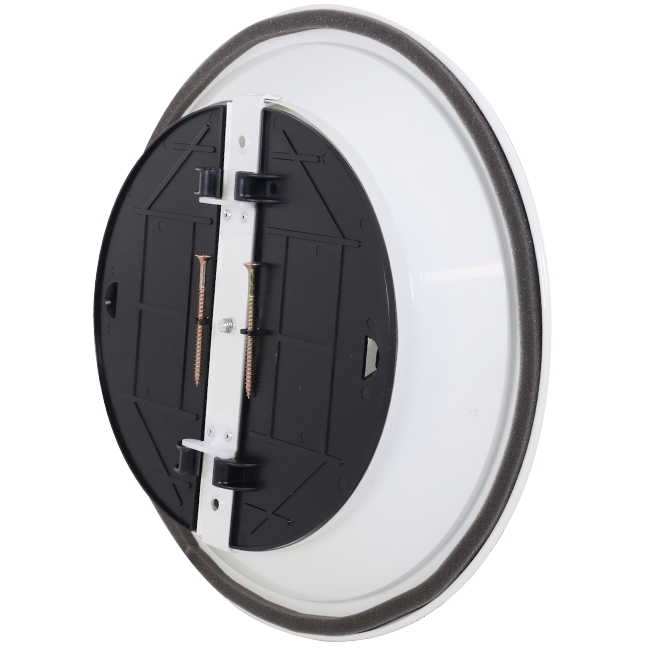 Deckendiffusor rund mit festem Muster Ø 150 mm - RAL9010
