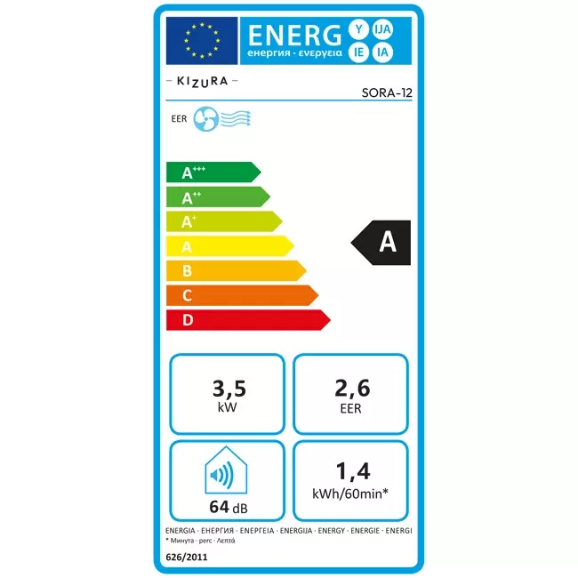 Kizura Sora mobile Klimaanlage R290 3,5 kW