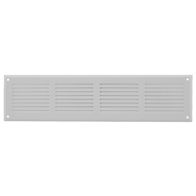 Wandgitter 500x100mm Aluminium - RAL9016