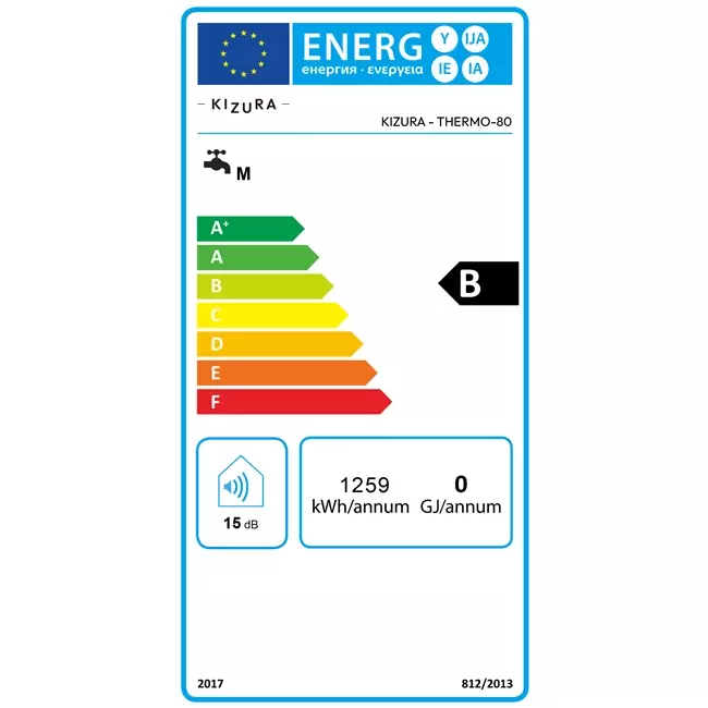 Kizura elektrischer Warmwasserbereiter 80L