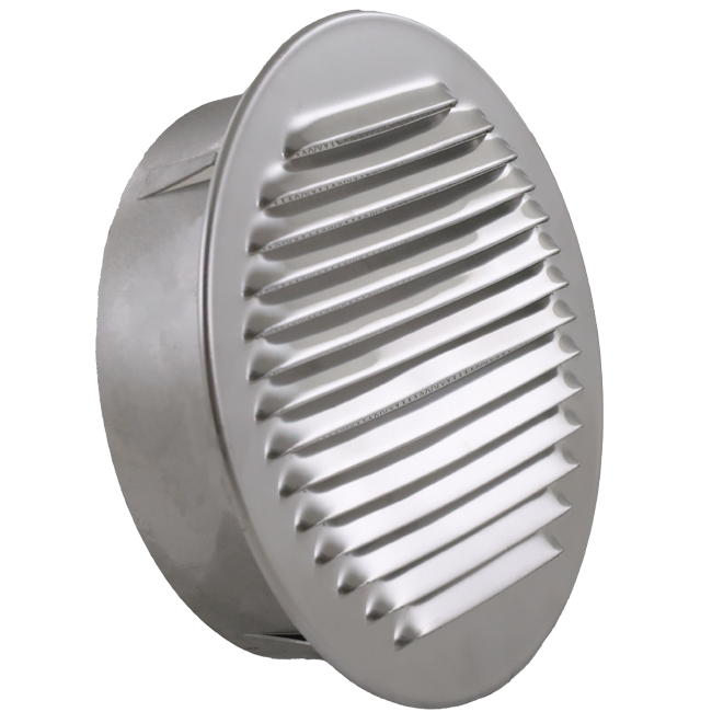 Lüftungsgitter rund 200 mm Aluminium - EL-A-R200 ALU