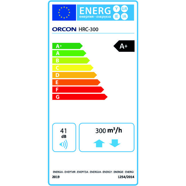 Orcon HRC-300 EcoMax DN160 – 300 m³/h