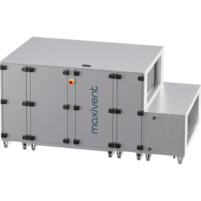 Maxivent WTW-Lüftungsgeräte mit Gegenstromwärmetauscher, 5000 m³/h, mit DX-Wärmetauscher, horizontal rechts – PHE 5000 H ODJR T 01