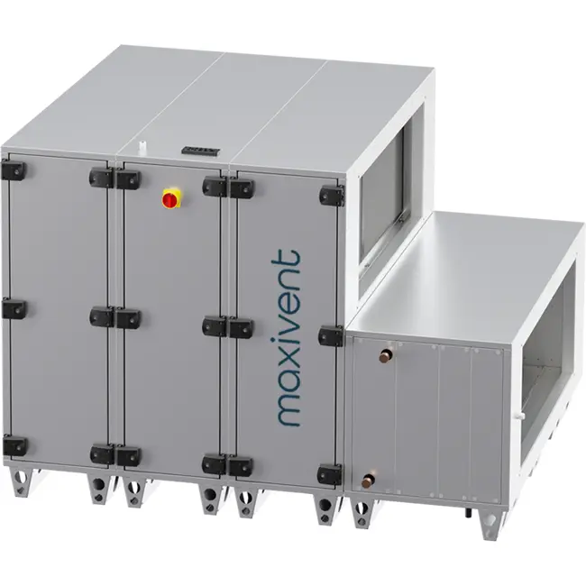 Maxivent WTW-Lüftungsgeräte mit Wärmerad, 5000 m³/h, mit DX-Wärmetauscher, horizontal links – RHE 5000 H ODJL T 01