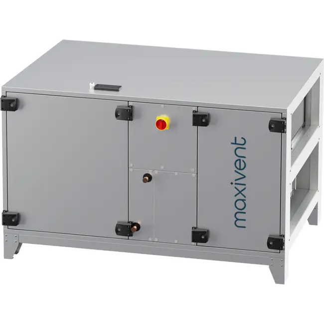 Maxivent WTW-Lüftungsgeräte mit Wärmerad, 2000 m³/h, mit DX-Wärmetauscher, horizontal rechts – RHE 2000 H ODJR