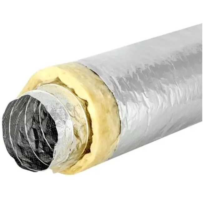 Sonodec Lüftungsschlauch 125 mm akustisch thermisch isoliert (10 Meter)
