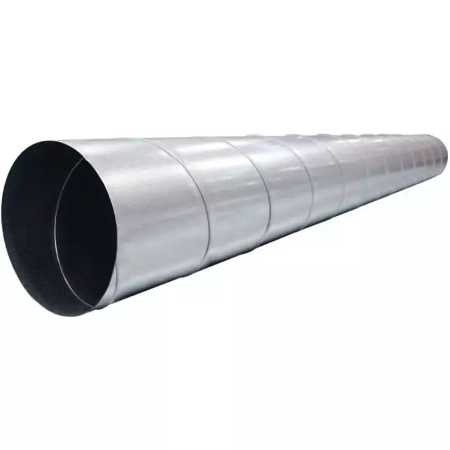 Spiralrohr Ø 160 mm, Länge 1,5 Meter – verzinkt