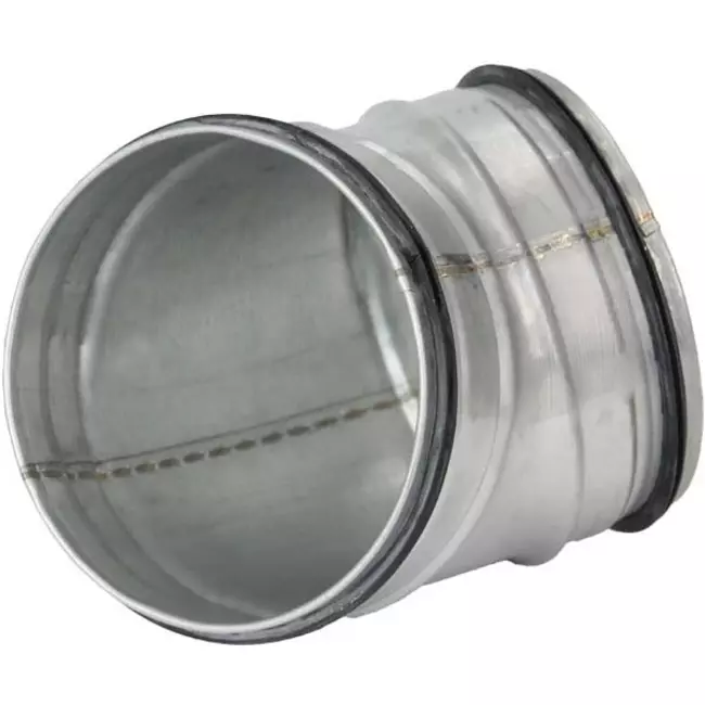 Kurzer Wickelfalz Bogen 45° Ø 200mm