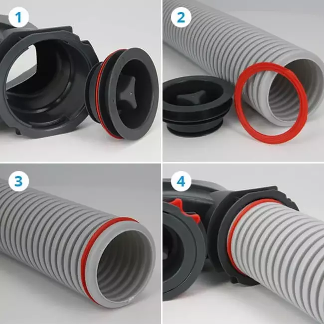 Heatpex Aria Luftverteilerkanal durchmesser 75 mm (50 meter)